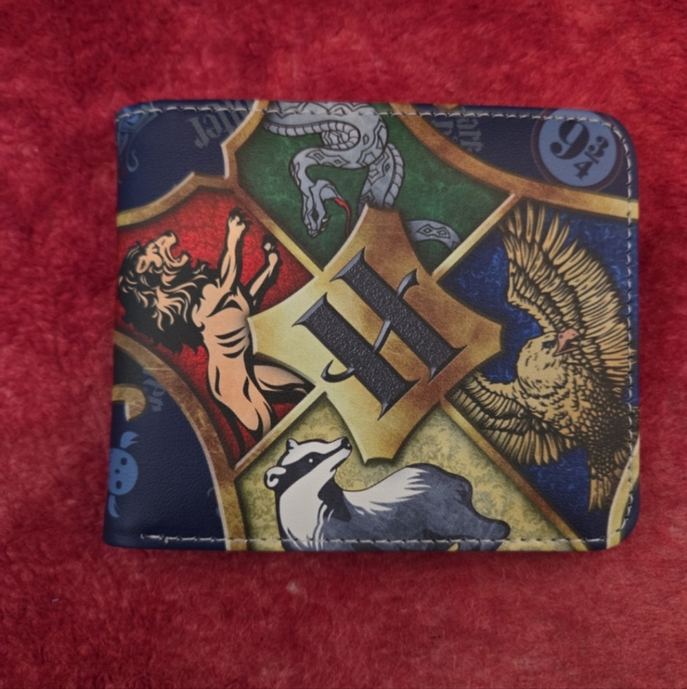 Harry Potter Wizard Hogwarts Anime Manga Leather Wallet